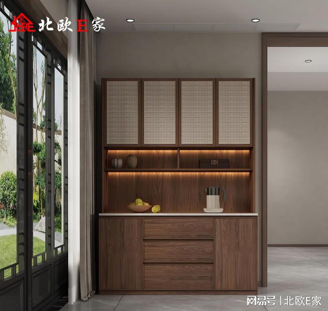 家：新中式家装设计美得不可方物九游会真人游戏第一品牌北欧E(图4)